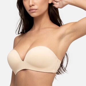 NEW Underoutfit Strapless Bra - Sand